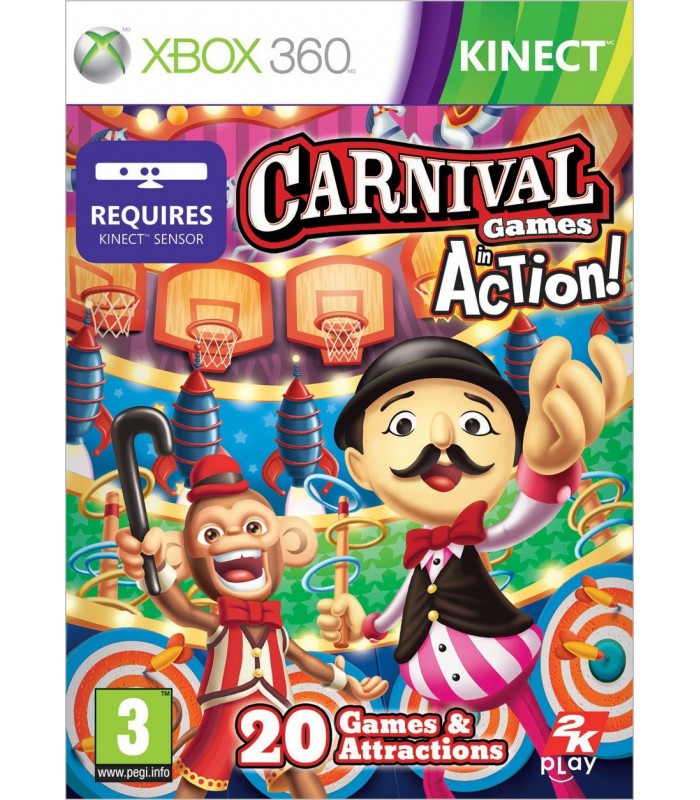 Carnival Games in Action Xbox 360 [Pre-owned]