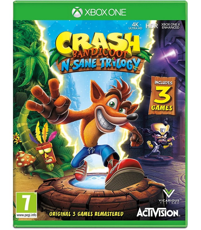 Crash Bandicoot NSane Triology Xbox One