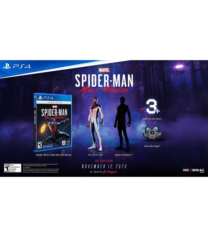 Marvels Spider-Man Miles Morales PS4 [Pre-owned]