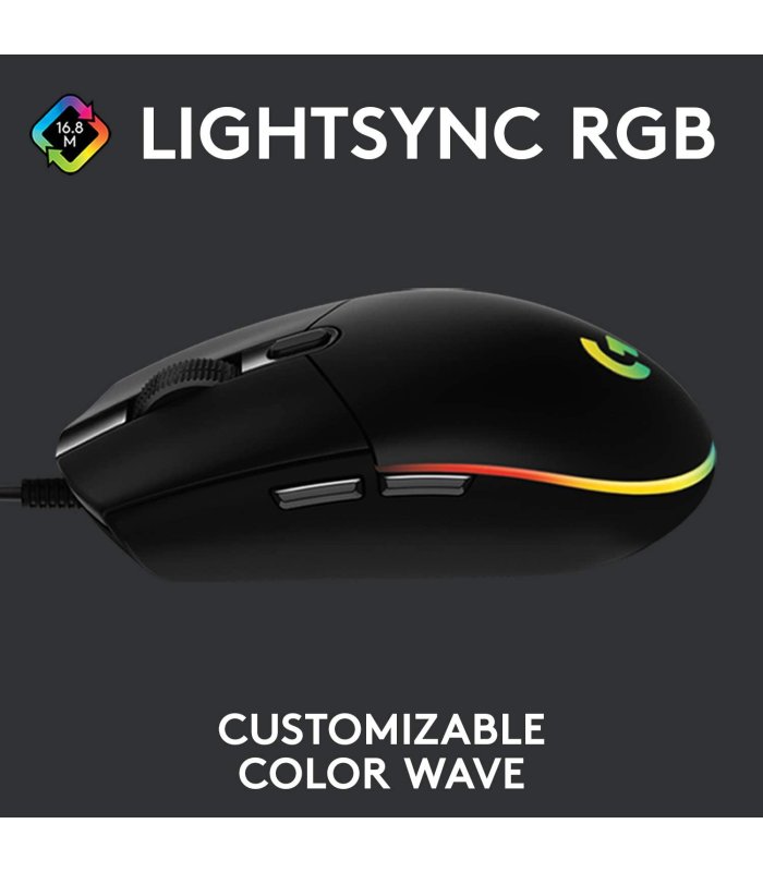 Žaidimų pelė Logitech G203 Lightsync