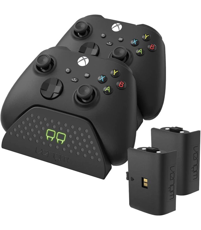 Įsigykite Venom Pakrovimo stotelė su akumuliatoriais Xbox One / Xbox Series pulteliams 2 vnt. Gera Kaina 
