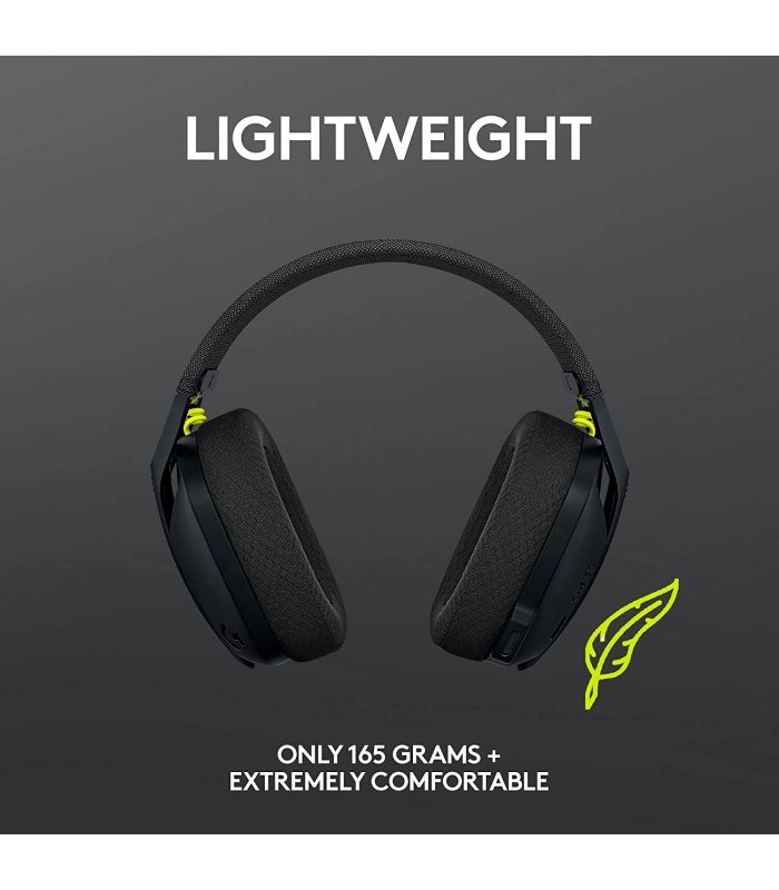 Ausinės belaidės Logitech G435 LIGHTSPEED & Bluetooth Wireless Gaming Headset - Ultra Lightweight (PC/PS4/PS5)