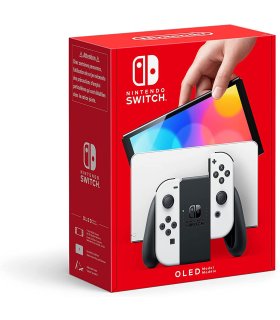 Nintendo Switch (OLED) - Baltas