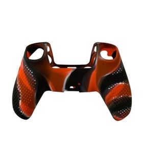 Silikoninė apsauga PS5 dualsense pulteliui raudona/juoda