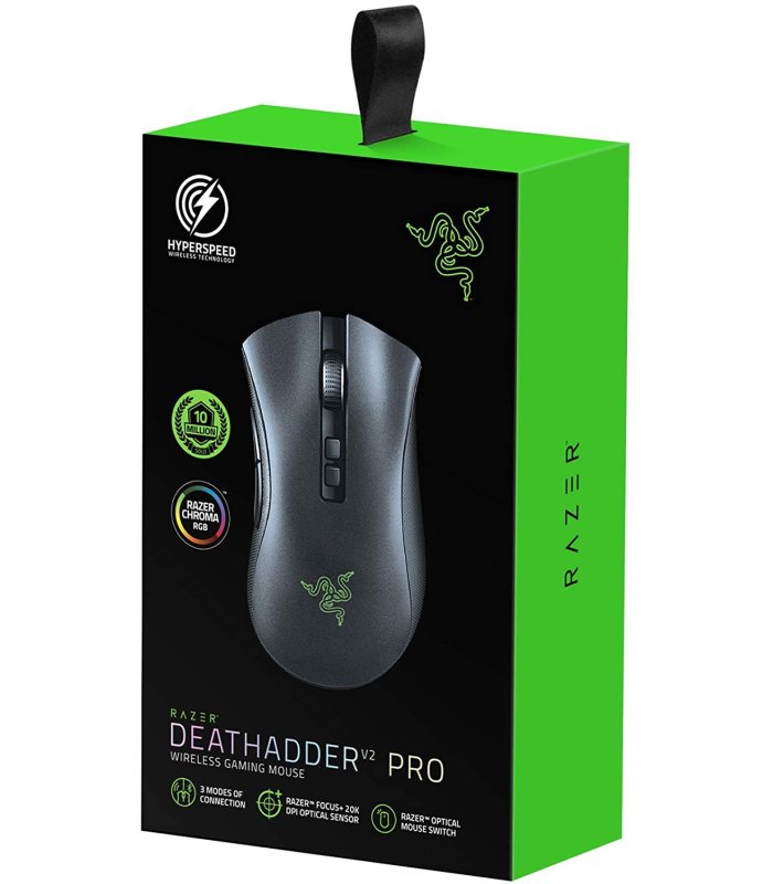 Купить Razer DeathAdder V2 Pro Wireless Gaming Mouse Black Отличная цена