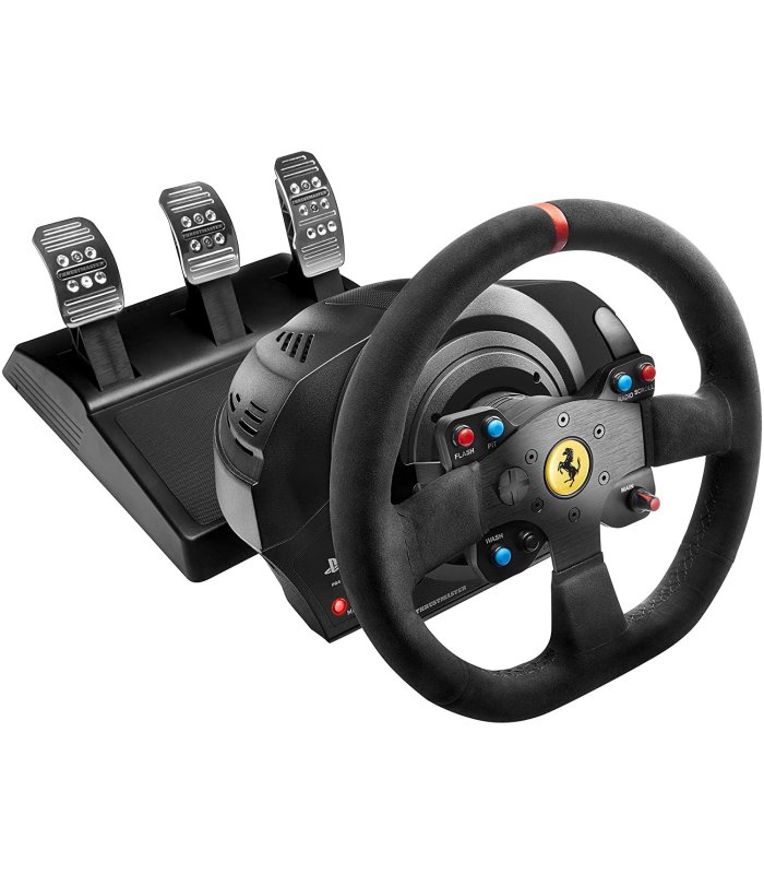 Thrustmaster T300 Ferrari Integral Alcantara Edition (Steering Wheel + 3 Pedal Set)