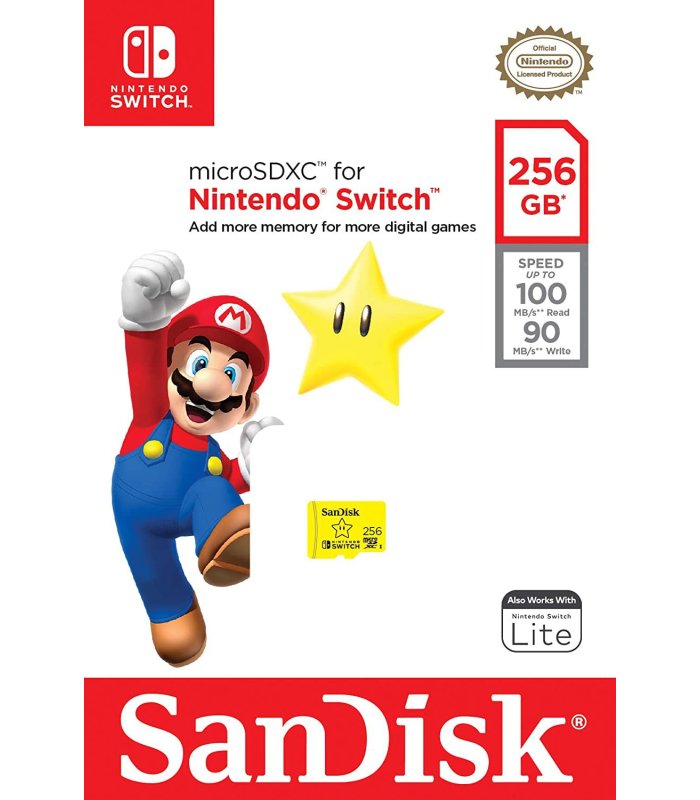 Memory card SanDisk Nintendo Switch microSDXC 256GB