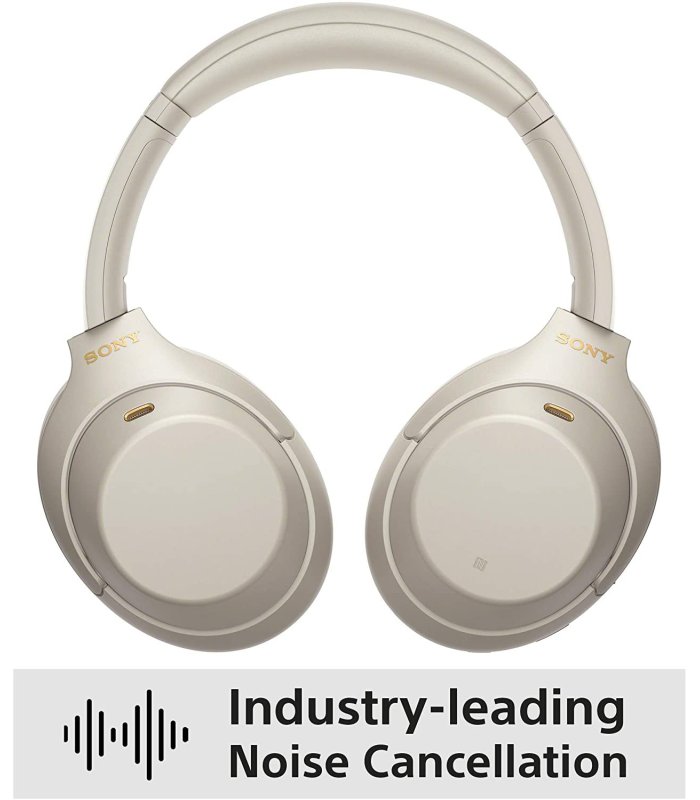 Sony WH-1000XM4 Noise Cancelling Wireless Headphones Silver