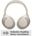 Sony WH-1000XM4 mürasummutavad juhtmevabad kõrvaklapid, hõbedased