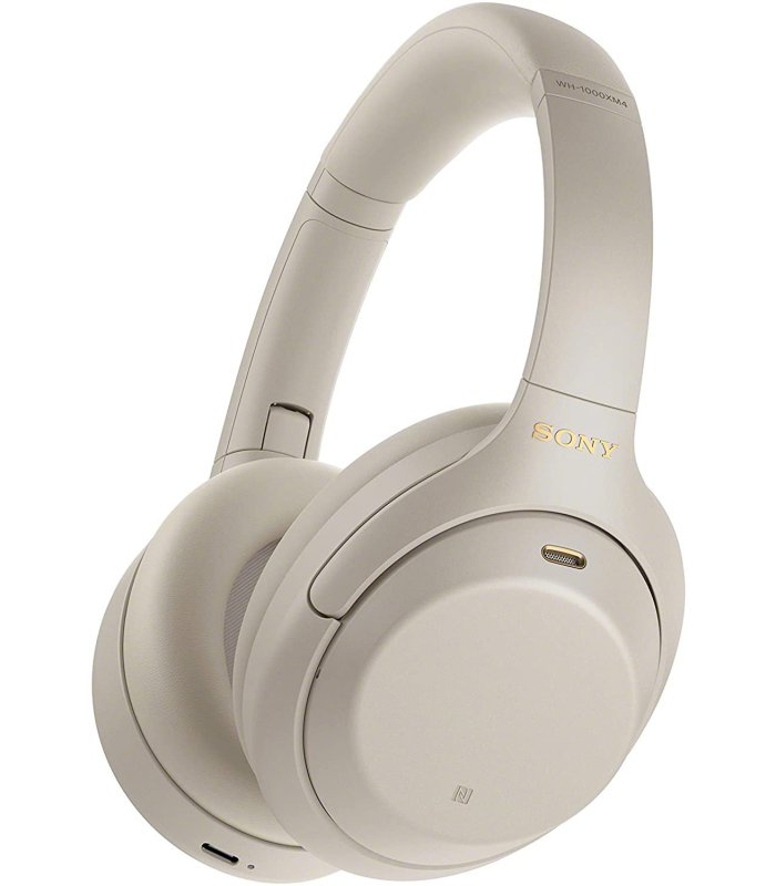 Sony WH-1000XM4 mürasummutavad juhtmevabad kõrvaklapid, hõbedased