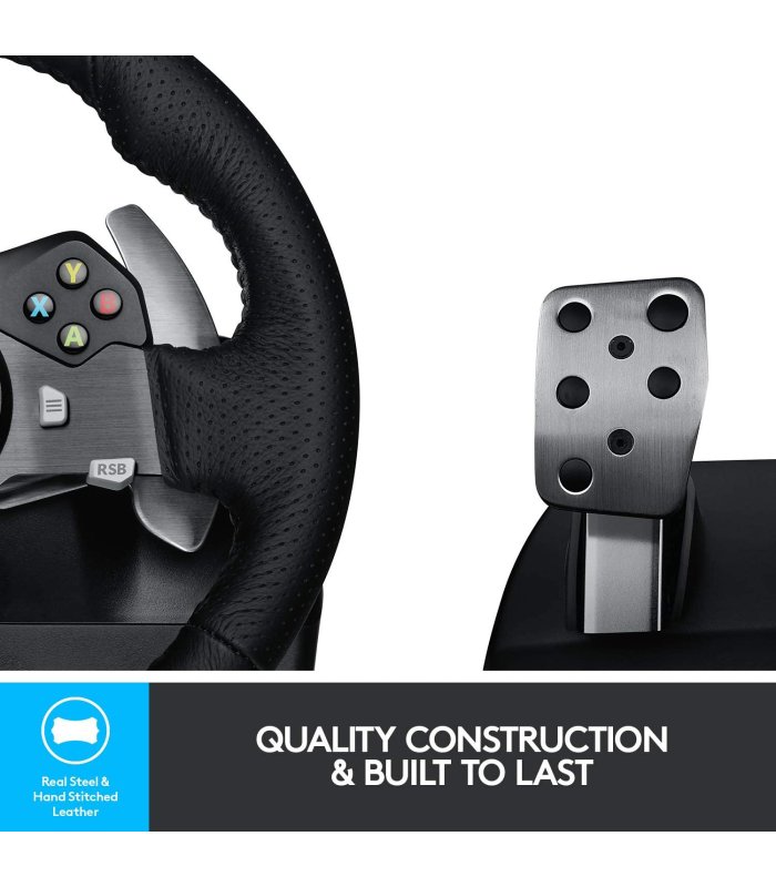 Pirkt Wheel Logitech Driving Force G920 Xbox One/Sērija S|X/PC [Iepriekš piederēja] Lieliska cena