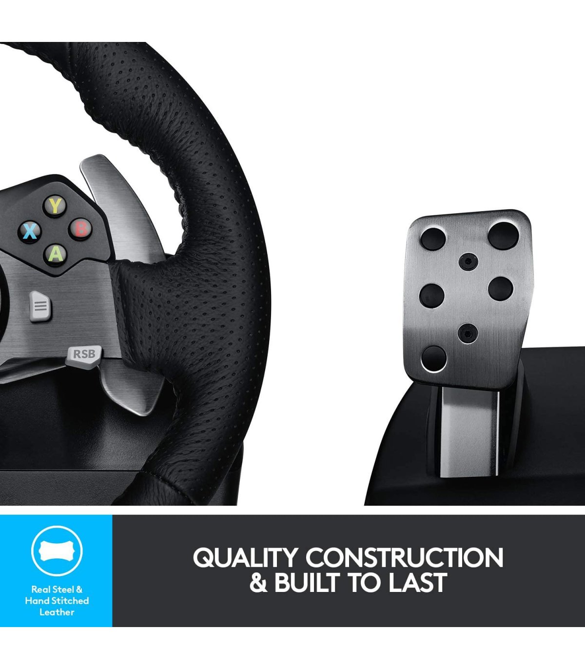 Osta Wheel Logitech Driving Force G920 Xbox One / S|X-seeria / PC [kasutatud] Hea hind