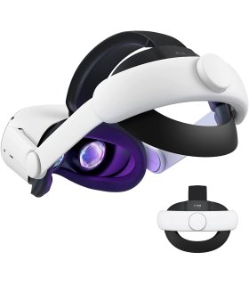 KIWI design Upgraded Elite Head Strap for Oculus / Meta Quest 2 VR