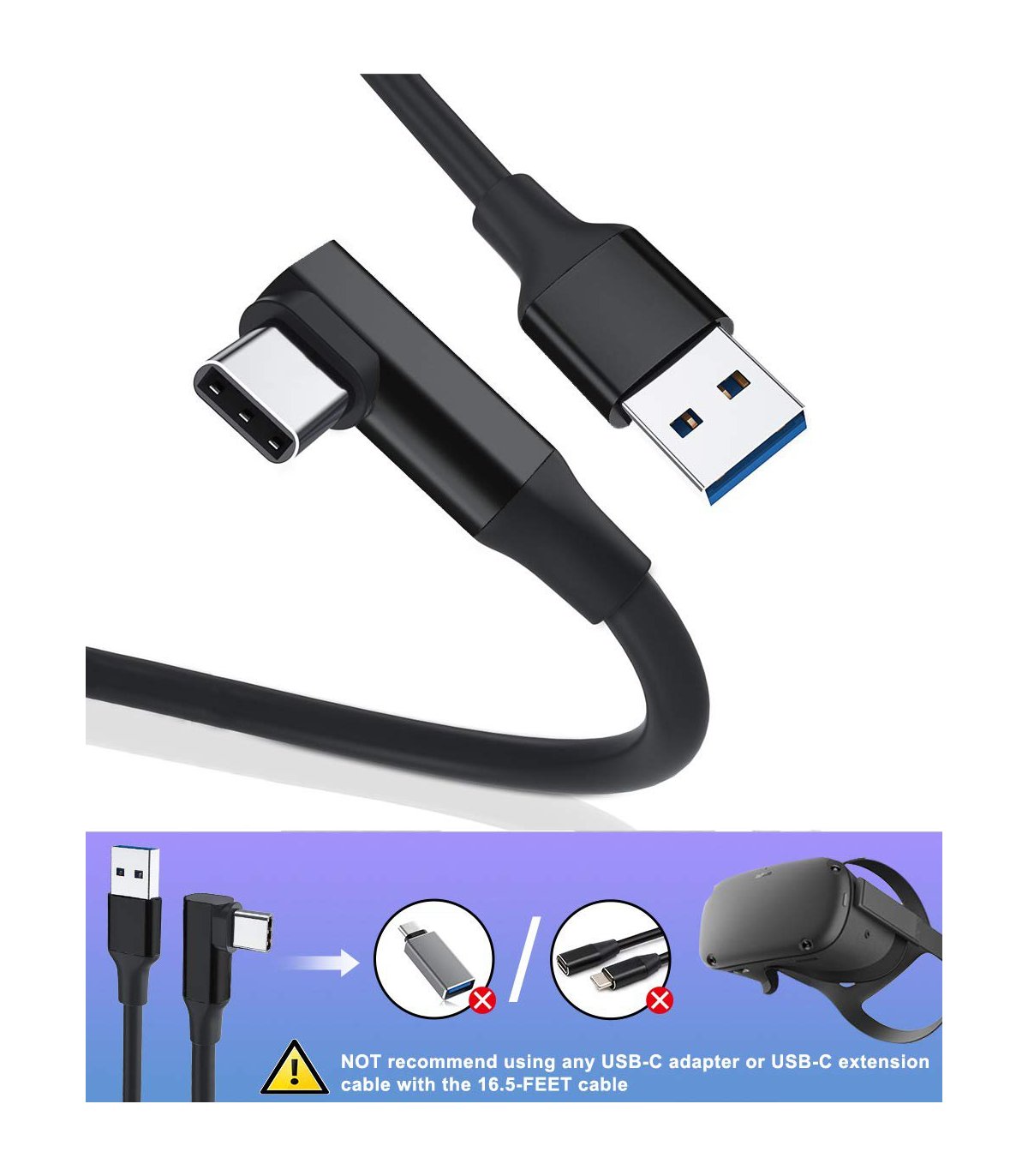 Купить Link Кабель 5M Type C USB 3.0 Meta Quest / Pico / PC Отличная цена