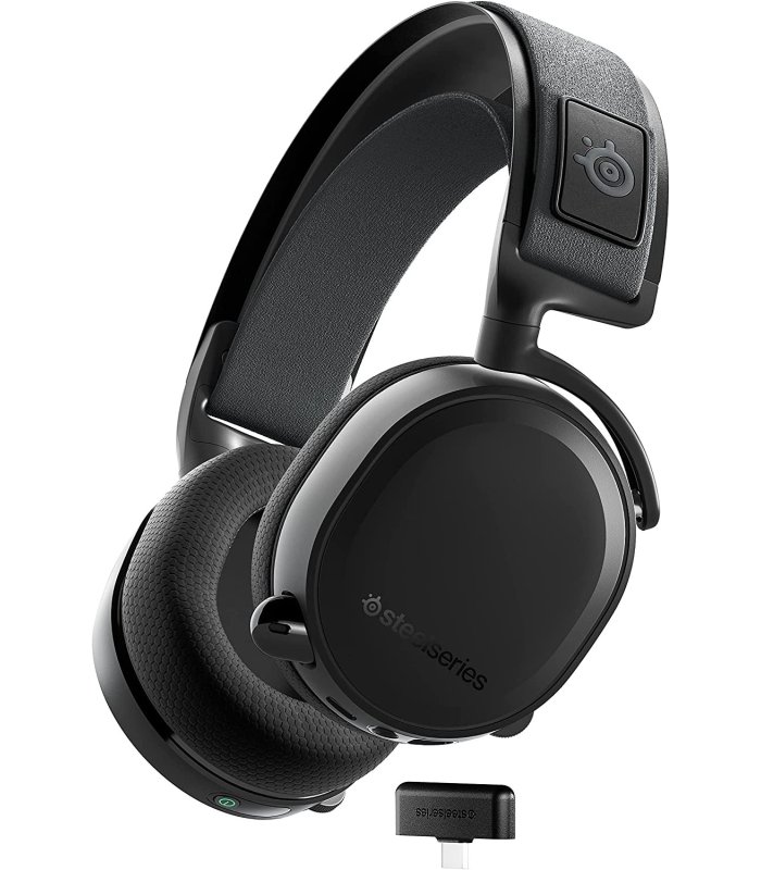 Wireless Gaming Headset black SteelSeries Arctis 7+ PC, PS5, PS4, Mac, Android & Switch