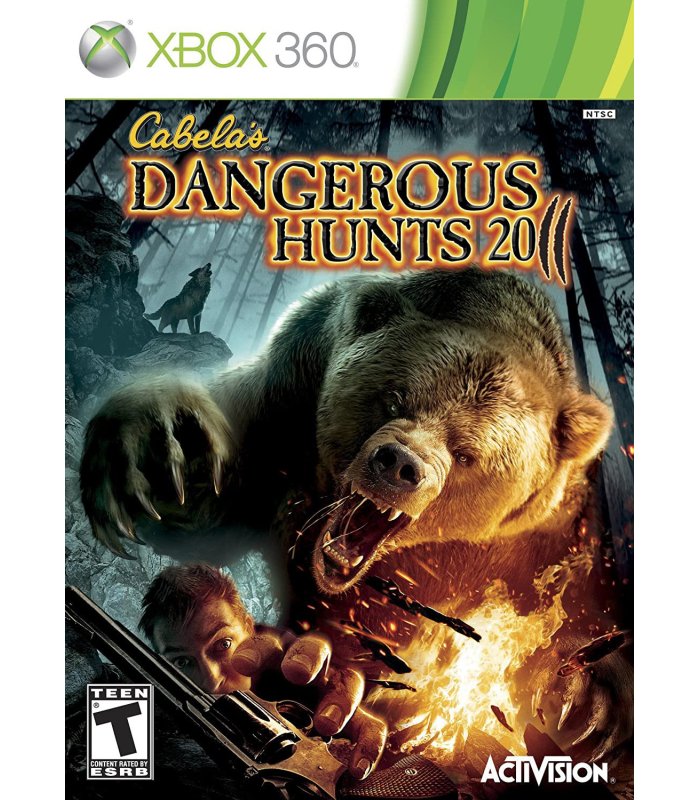 Cabelas Dangerous Hunts 2011- Top Shot Elite Gun Xbox 360/Xbox One / Series X [использовал]