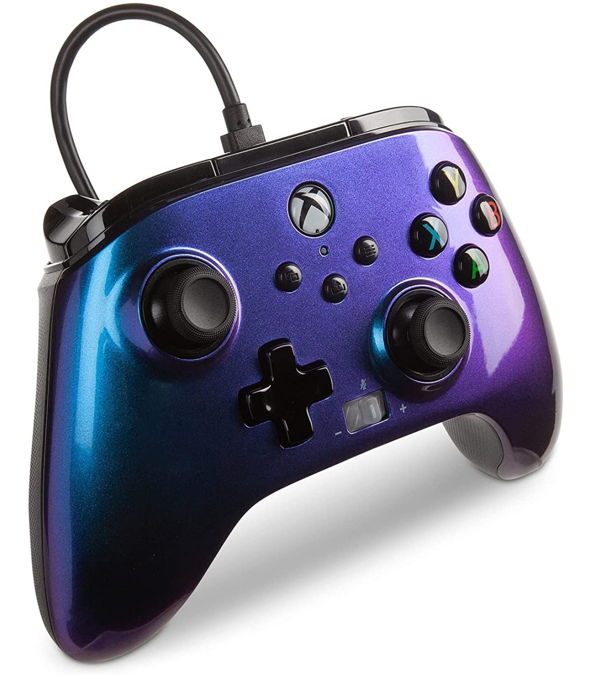 Купить Проводной контроллер PowerA Xbox One / Xbox Series Nebula Blue Отличная цена