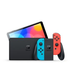 Įsigykite Nintendo Switch (OLED) - Neon Blue/Neon Red [Naudotas] Gera Kaina 
