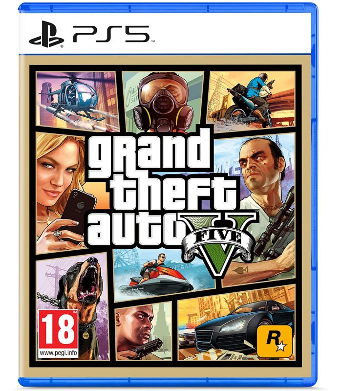 Įsigykite Grand Theft Auto V (GTA 5) PS5 [Naudotas] Gera Kaina 