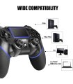 Wireless Game Controller PS4 black/blue