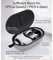 Syntech Hard Carrying Case for Meta Quest 2 / PICO 4 VR with accessories