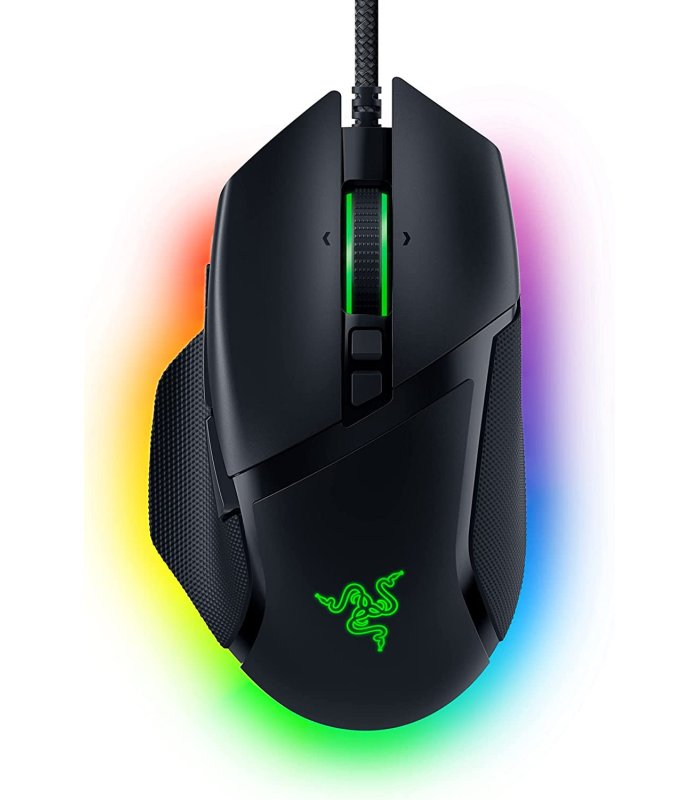 Проводная игровая мышь Razer Basilisk V3 с RGB-подсветкой, цвет черный