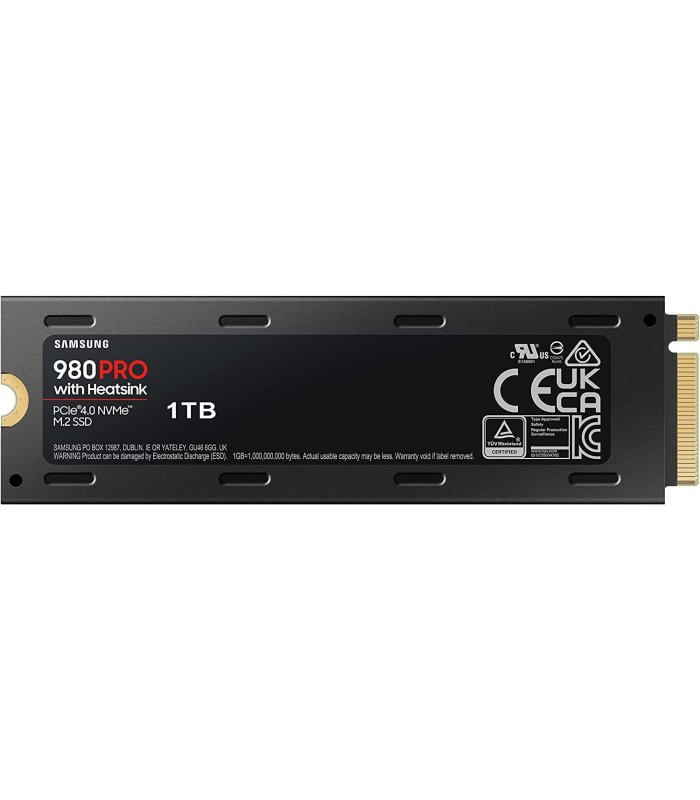 Įsigykite Samsung 980 PRO 1TB PCIe 4.0 + Heatsink NVMe M.2 (2280) SSD PC/PS5 Gera Kaina 
