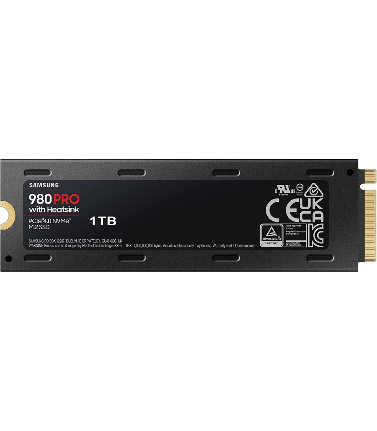 Įsigykite Samsung 980 PRO 1TB PCIe 4.0 + Heatsink NVMe M.2 (2280) SSD PC/PS5 Gera Kaina 