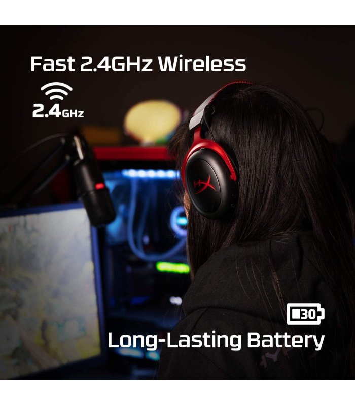 Įsigykite Ausinės belaidės KINGSTON HyperX Cloud II su mikrofonu PS4 / PS5 / Switch / PC Gera Kaina 