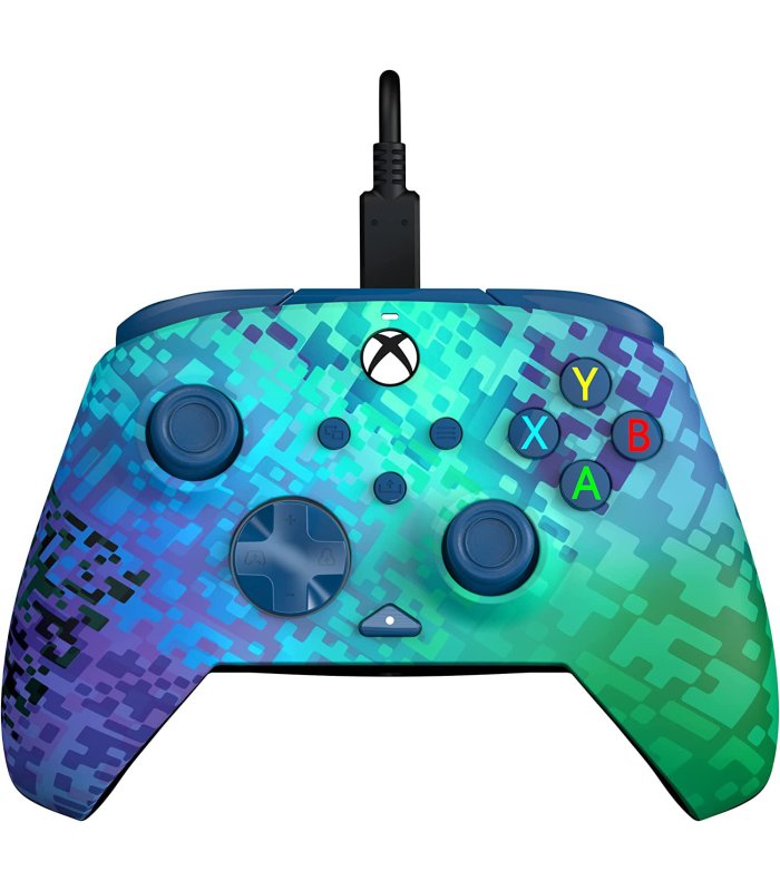 PDP REMATCH XBOX WIRED Controller GLITCH GREEN for Xbox Series / Xbox One