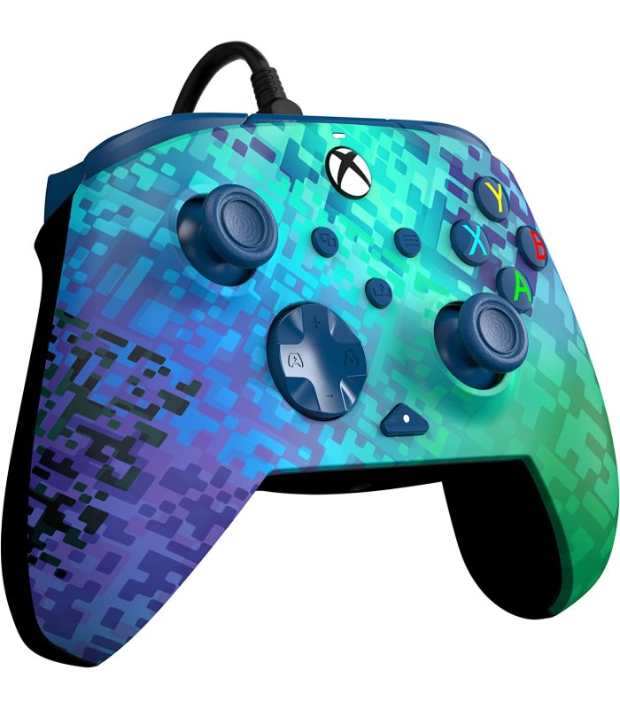 PDP REMATCH XBOX WIRED Controller GLITCH GREEN for Xbox Series / Xbox One