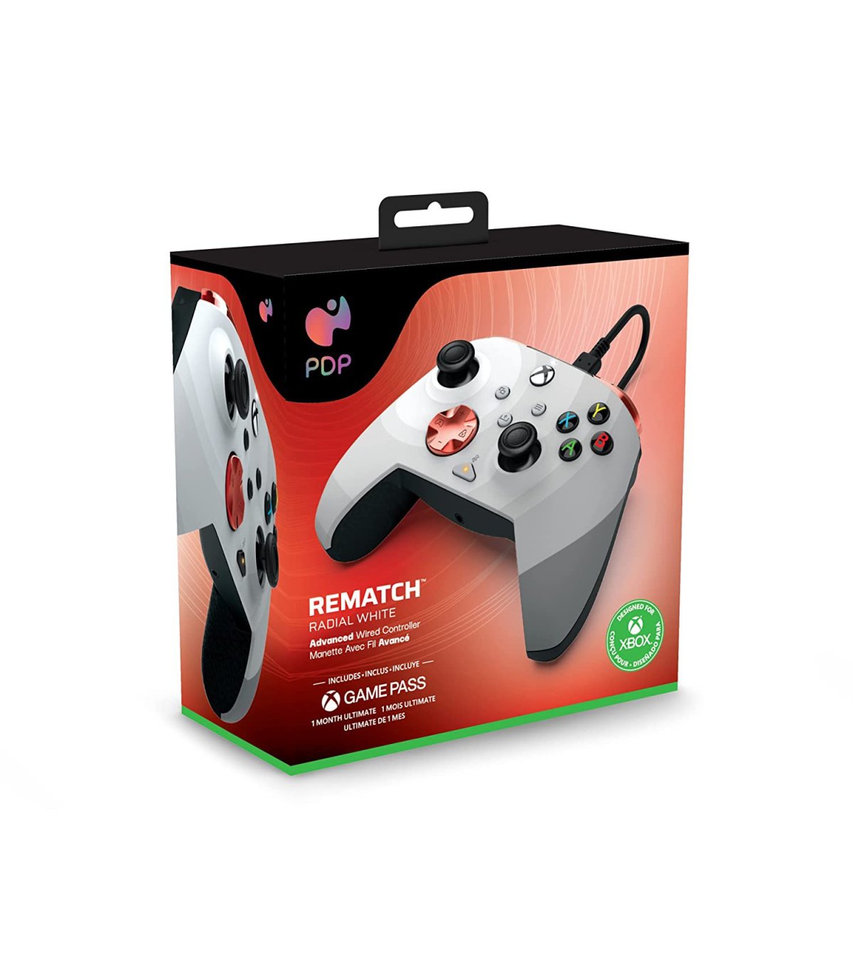 Įsigykite Pultelis laidinis Rematch PDP XBOX One / Xbox Series Radial White Gera Kaina 