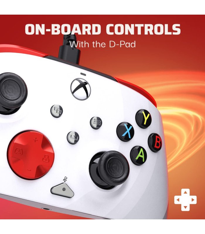 Įsigykite Pultelis laidinis Rematch PDP XBOX One / Xbox Series Radial White Gera Kaina 
