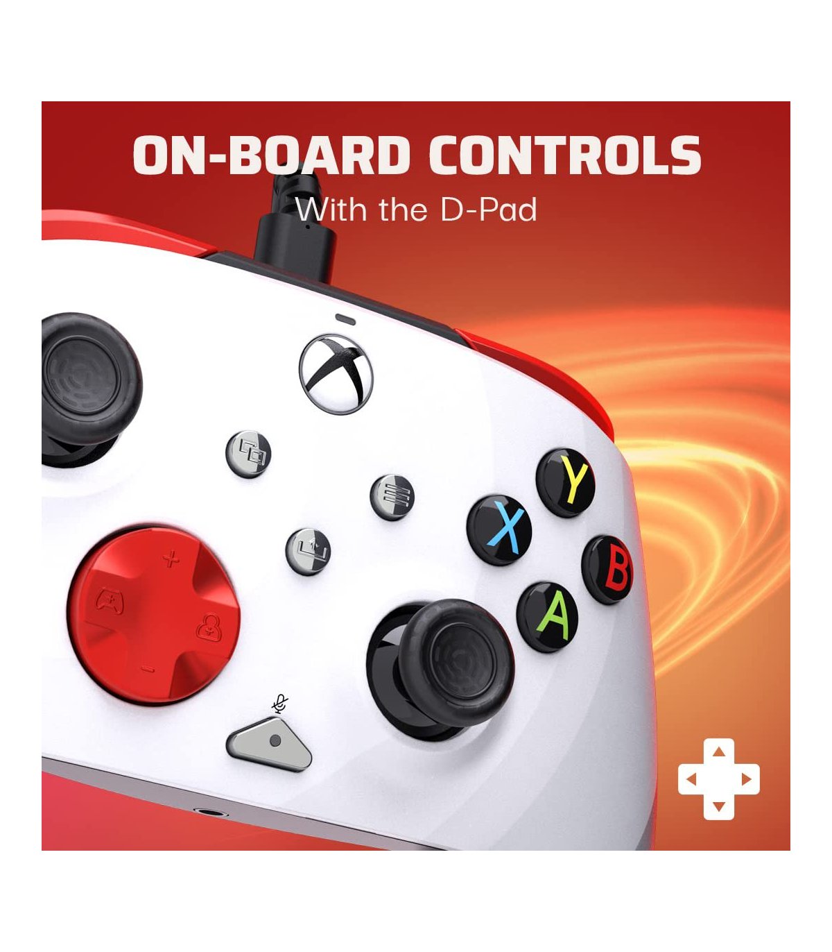 Įsigykite Pultelis laidinis Rematch PDP XBOX One / Xbox Series Radial White Gera Kaina 