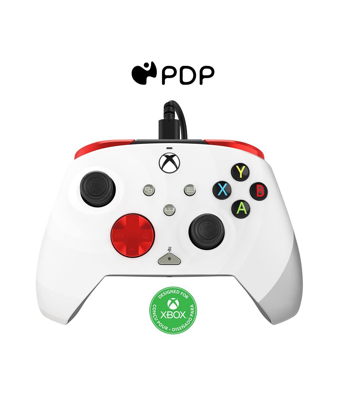 Įsigykite Pultelis laidinis Rematch PDP XBOX One / Xbox Series Radial White Gera Kaina 