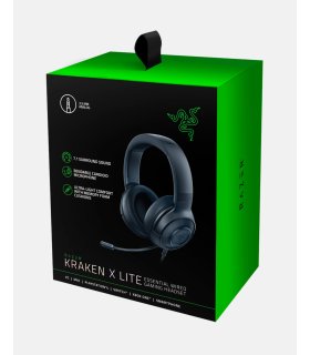 Ausinės laidinės Razer Kraken X Lite Gaming 7.1 PC, PS4, PS5, Switch, Xbox One, Xbox Series, Mobile 3.5 mm