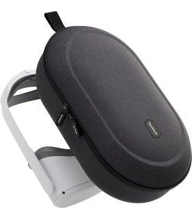 Pirkt Syntech Hard Case der Meta/Oculus Quest 2/PICO 4 VR ar Elite Strap Lieliska cena
