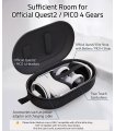 Pirkt Syntech Hard Case der Meta/Oculus Quest 2/PICO 4 VR ar Elite Strap Lieliska cena
