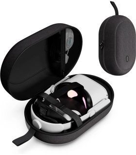 Buy Syntech Hard Case Large fits Meta/Oculus Quest 2 / PICO 4 VR with Elite Strap for Great Price