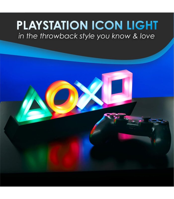 Lampa ar ikonām PlayStation