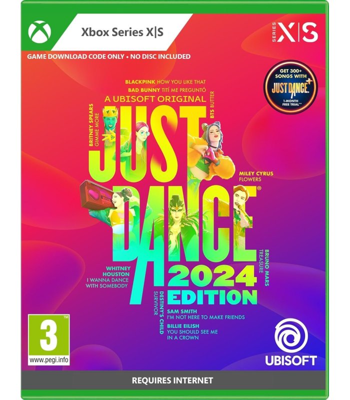 Just Dance 2024 Edition Xbox Series S/X (Laadige kood alla kasti)