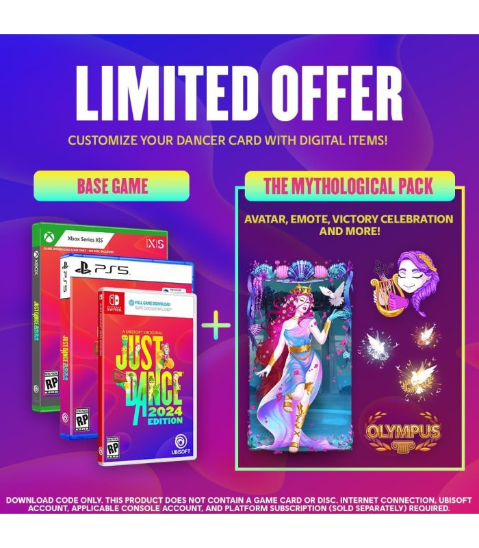 Just Dance 2024 Edition PS5 (download code in the box)