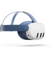 Meta Quest 3 VR akinių įdėklas ir fiksavimo diržas Elemental Blue