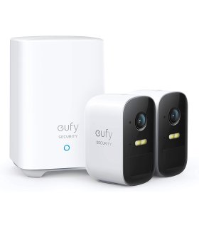 Eufy 2C Lauko Saugos 2 Belaidžių Kamerų Sistema 1080p T88313D2