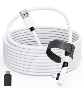 Pirkt Cable Meta Quest / Pico Link 5 Gbps USB 3.0 GEN1 5m USB-A (+USB-C)/USB-C Lieliska cena