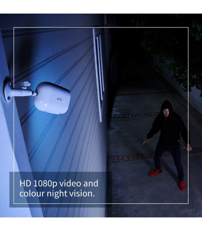 Arlo Essential XL Spotlight WiFi“ lauko stebėjimo kamera belaidė 1080p