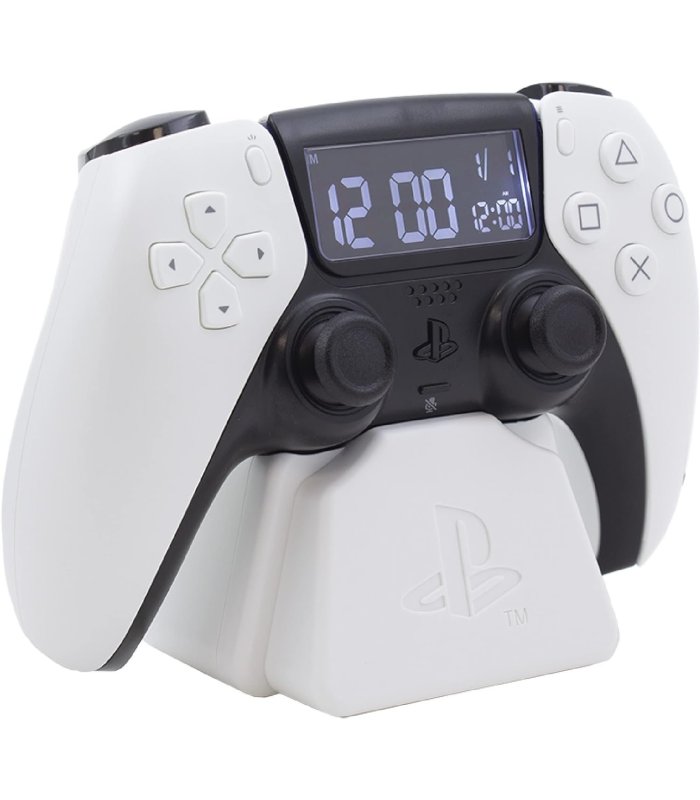 Paladone PlayStation white PS5 controller alarm clock