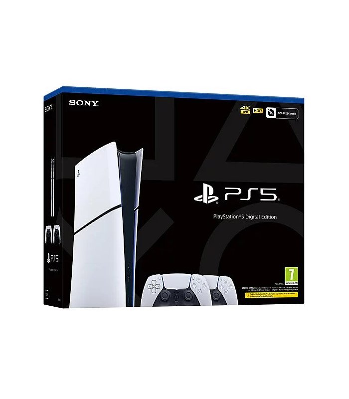 Playstation 5 Slim 1TB Digital edition 2 controllers