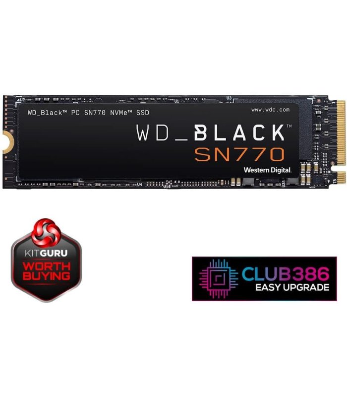 Internal Hard Drive SSD WD_BLACK SN770 1TB M.2 2280 PCIe Gen4