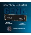 Vidinės Atminties PS5 Padidinimas SSD Crucial P3 Plus CT2000P3PSSD8 2TB